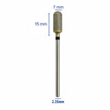 Fraise diamantée cylindre super gros grain shema 7 mm