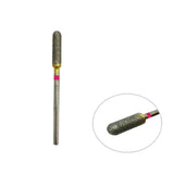 Fraise Diamantée Masse 0.37 cm Grain Fin Cylindre Arrondi - Massilia Dental - Fournitures Matériel Cabinet Dentaire