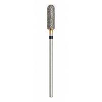 Fraise diamantée dans la masse cylindre taille 0.50 cm gros grain bout arrondi