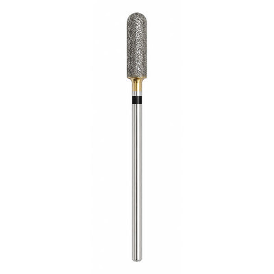 Fraise diamantée dans la masse cylindre taille 0.50 cm gros grain bout arrondi