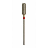 Fraise diamantée cylindre arrondi bout rond grain fin