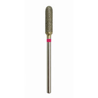 Fraise diamantée dans la masse grain fin cylindre arrondi 3.7 mm