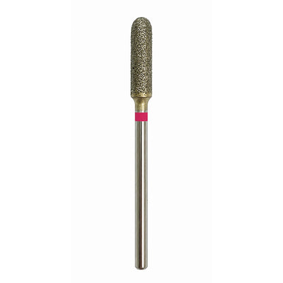 Fraise diamantée dans la masse grain fin cylindre arrondi 3.7 mm