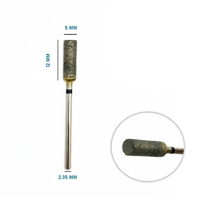 Fraise Diamantée Cylindre Taille 0.5 cm Gros Grain.