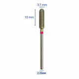 Fraise diamantée dans la masse grain fin cylindre arrondi 13x3.7 mm