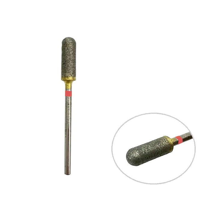 Fraise Diamantée Taille 0.50 cm Grain Fin Cylindre Arrondi - Massilia Dental - Fournitures Matériel Cabinet Dentaire