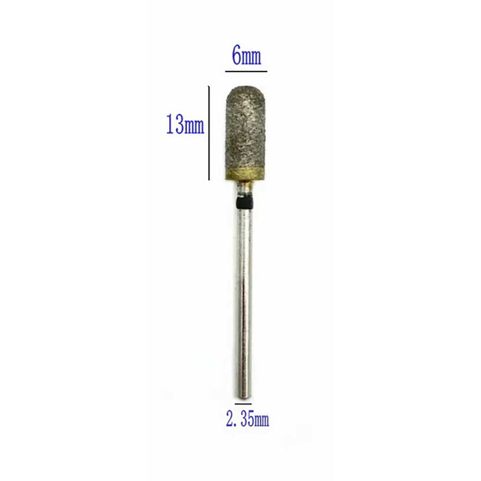 Fraise Diamantée 0.60 cm Cylindre Gros Grain.