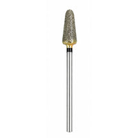 Fraise diamantée conique 6 mm 
super gros grain mandrin 2.35 mm