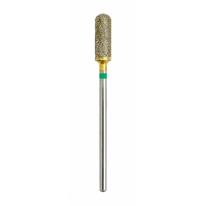 Fraise diamantée masse grain gros 0.50 cm cylindre arrondi