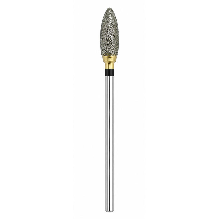 Fraise diamantée dans la masse forme ovale 0.50 cm gros grain