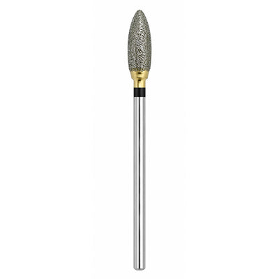 Fraise diamantée dans la masse forme ovale 0.50 cm gros grain