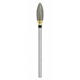 Fraise diamantée dans la masse forme ovale 0.50 cm gros grain