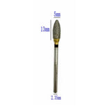 Fraise Diamantée Ovale 0.50 cm Gros Grain. - Massilia Dental - Fournitures Matériel Cabinet Dentaire