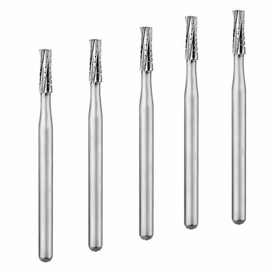 Fraise fissure droite blister 5 pièces tungstène travail sur résine