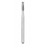 Fraise fissure droite 1 pièce tungstène travail sur résine