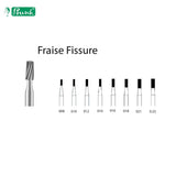 Fraise Fissure Tungstène Dégrossissage Métal ou Résine - 6 U - Massilia Dental - Fournitures Matériel Cabinet Dentaire