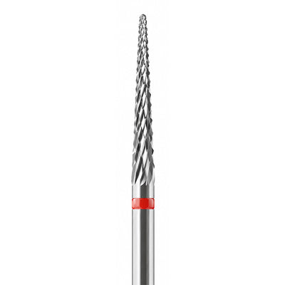 Fraise carbure tungstène forme longue et pointue pour métaux vue tete