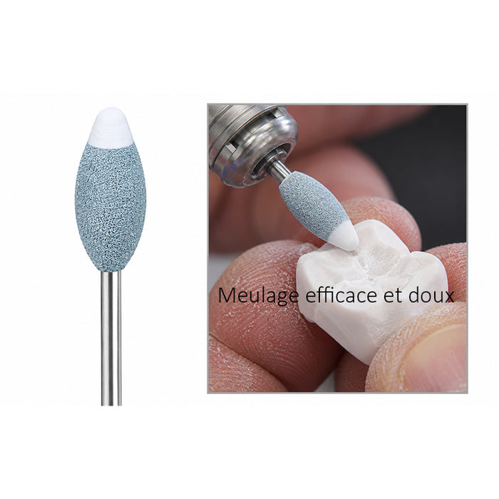 Fraise finition zircone pré-frittée avant sintérisation