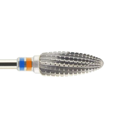 alt="Fraise tungstène dentaire spéciale résine molle - silicone - Massilia Dental"