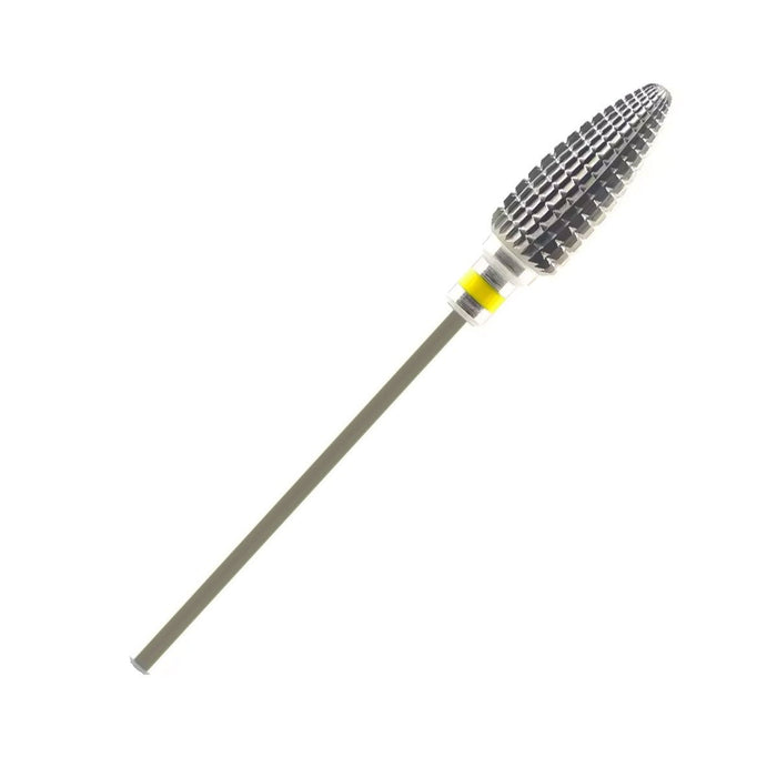 Fraise Tungstène Flamme Croisée Fine - Résine Molle Silicone - Massilia Dental - Fournitures Matériel Cabinet Dentaire