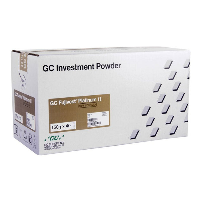 Fujivest Platinium II Revêtement Fixe GC Métal Non Précieux. - Massilia Dental - Fournitures Matériel Cabinet Dentaire