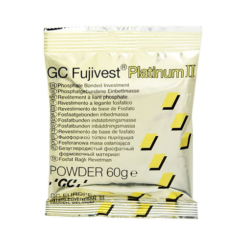 Fujivest Platinium II Revêtement Fixe GC Métal Non Précieux. - Massilia Dental - Fournitures Matériel Cabinet Dentaire