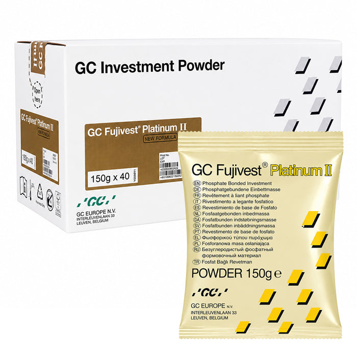 FUJIVEST Platinium II recubrimiento fijo GC Semi y aleación no preciosa.