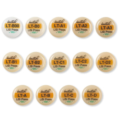Lisi Press LT Lingotins - 5 Plots Céramique Pressée - Massilia Dental - Fournitures Matériel Cabinet Dentaire