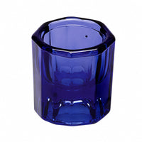 Godet verre colorants nettoyage facile couleurs bleue