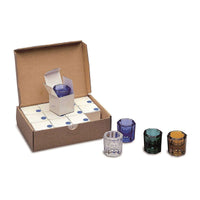Godet Verre Colorants Nettoyage Facile - 4 Couleurs - Massilia Dental - Fournitures Matériel Cabinet Dentaire