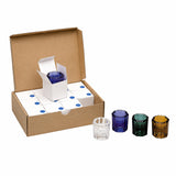 Godet verre colorants nettoyage facile 4 couleurs disponibles