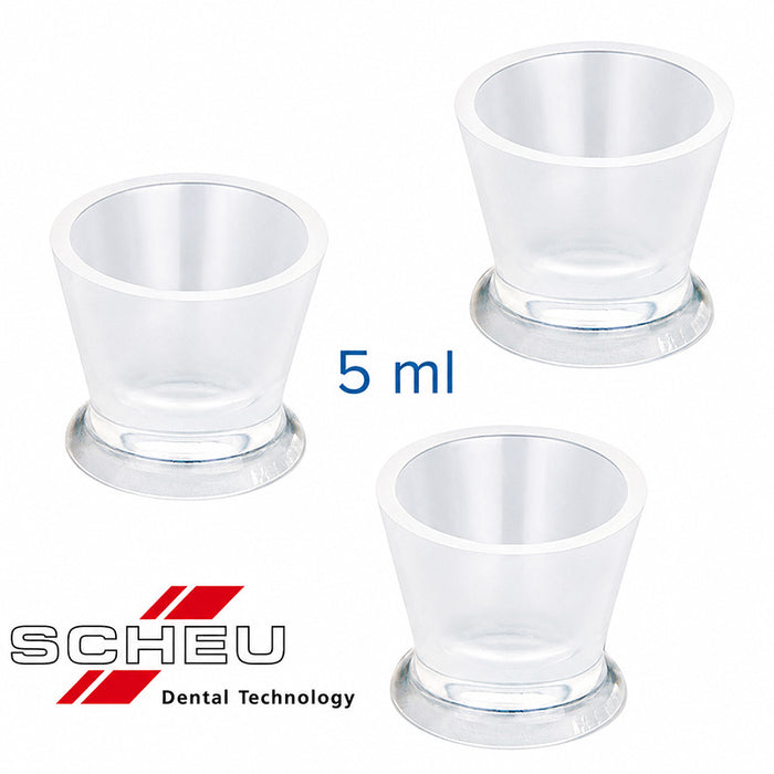 Petit godet mélange en silicone base ventouse x 3 pièces
