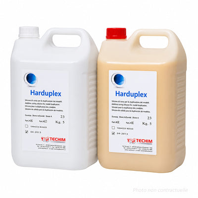 Harduplex Techim silicone duplication 23 shore précision maximale 2x5 kg
