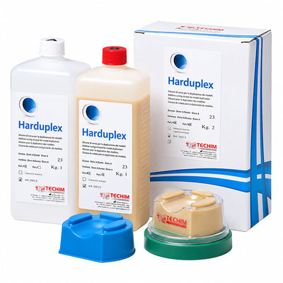 Harduplex Techim silicone duplication 23 shore précision maximale