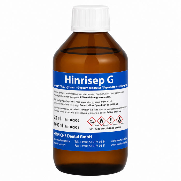 Hinrisep G Hinrichs – Dental plaster separating agent
