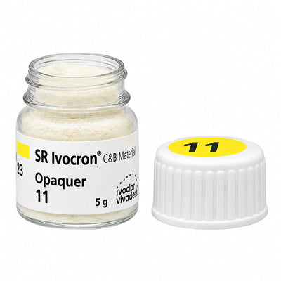 SR Ivocron Opaquer 5 g Ivoclar pour armature métallique pot ouvert
