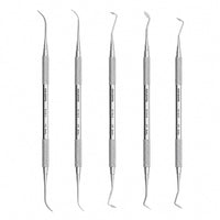 PKT 5 Kit de las espádes 5 ASA Instrumentos dentales - Modelado de depilación.