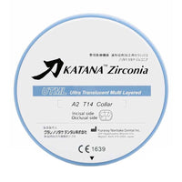 KATANA Disque Zircone UTML 98 x 14 mm - Facettes Couronnes - Massilia Dental - Fournitures Matériel Cabinet Dentaire