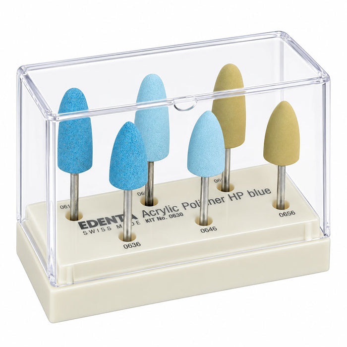 Kit polissage résine acrylique Edenta brillance cabinet dentaire