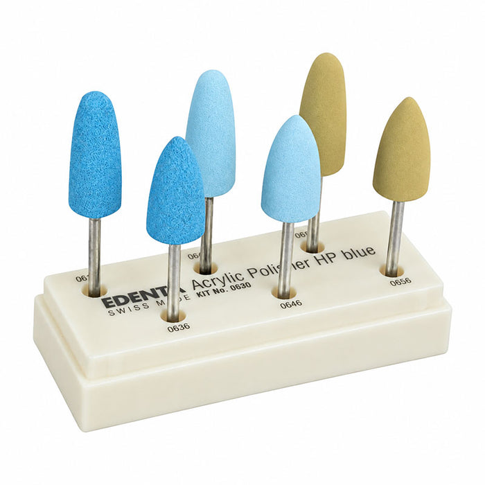 Kit polissage Edenta résine acrylique cabinet et laboratoire dentaire