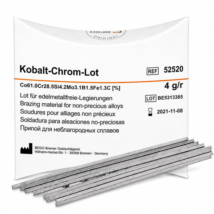 Soudure Kobalt Chrom lot alliage Chrome-cobalt Bego - 1150°C