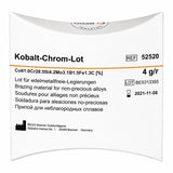 Soudure Kobalt-Chrom-lot Bego pour alliage chrome-cobalt  - 1150°C pochette