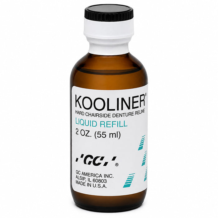 Kooliner GC résine dure autopolymérisante pour rebasage.