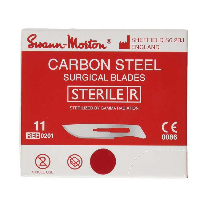 ="Lame Swann Morton N° 11 emballage individuel stérile 100 U"