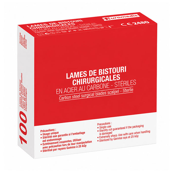 Lames de bistouri numéro 11 - Fabrication acier carbone