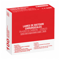 Lames de bistouri numéro 11 - Fabrication acier carbone