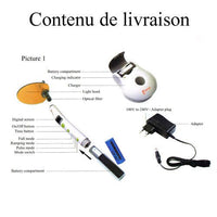 Lampe Photopolymériser Sans Fil Puissance 850 à 1000 mW - cm2 - Massilia Dental - Fournitures Matériel Cabinet Dentaire
