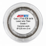 Soudure titane Lasertech pour soudure laser rouleau 2 mètres diamètre 0.25 mm