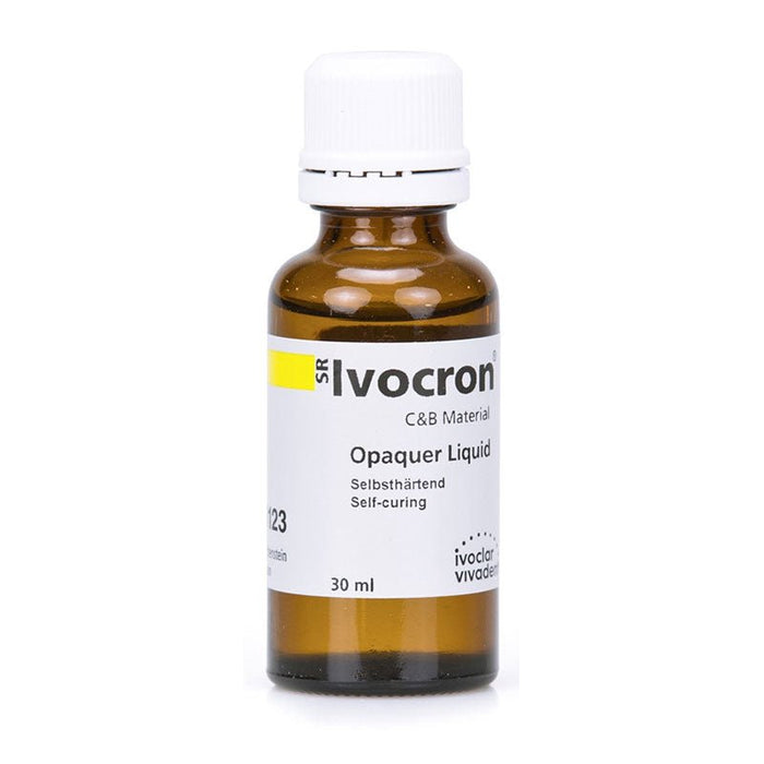 Liquide Opaquer Ivocron 30 ml - Application sur Armatures. - Massilia Dental - Fournitures Matériel Cabinet Dentaire