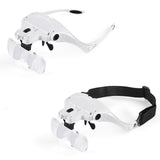 Loupe Binoculaire 1.0 à 3.5X Eclairage Led - Massilia Dental - Fournitures Matériel Cabinet Dentaire